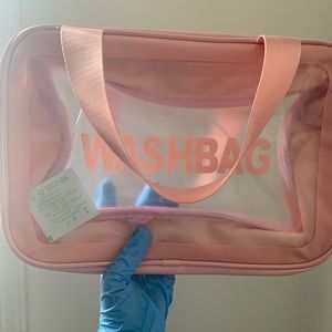 Pink wash bag